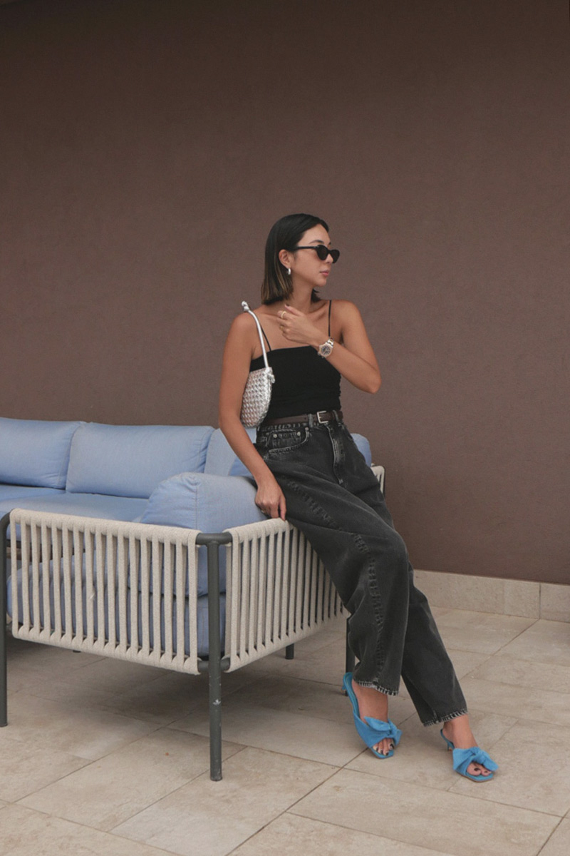 room306 CONTEMPORARY / Curve Black Denim Pants