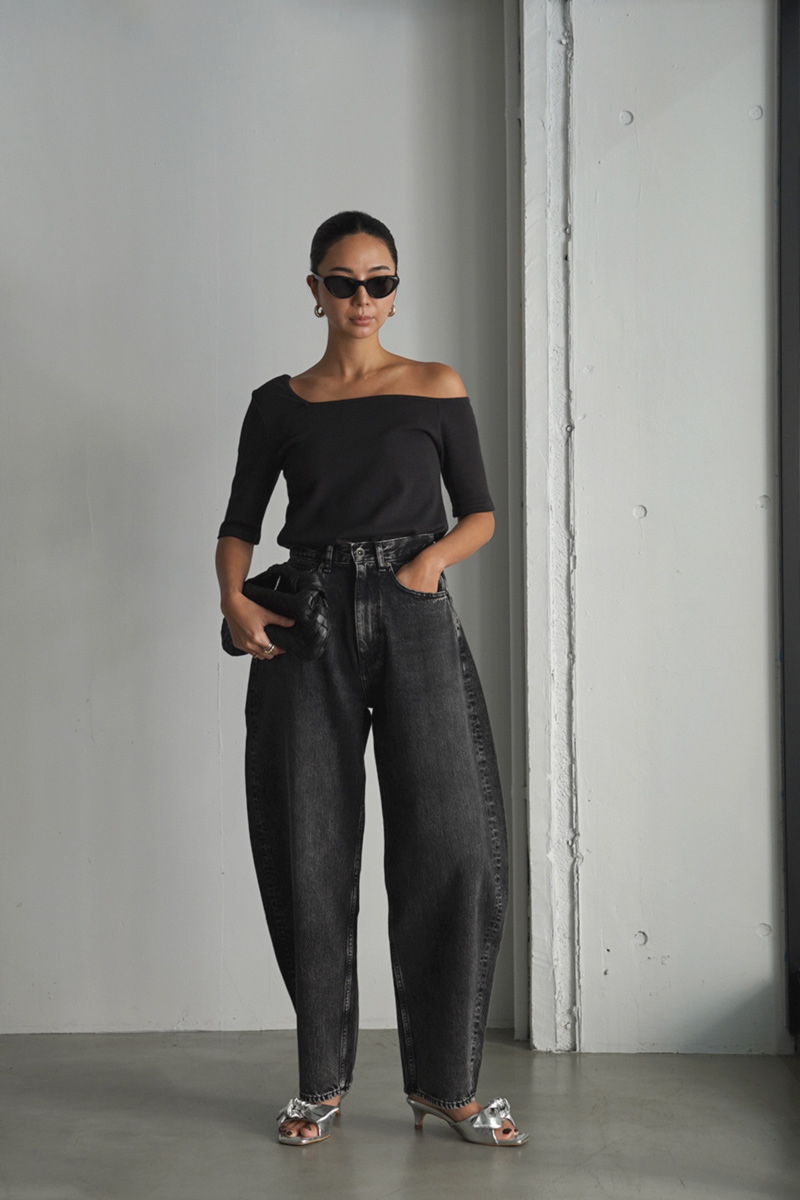 room306 CONTEMPORARY / Curve Black Denim Pants