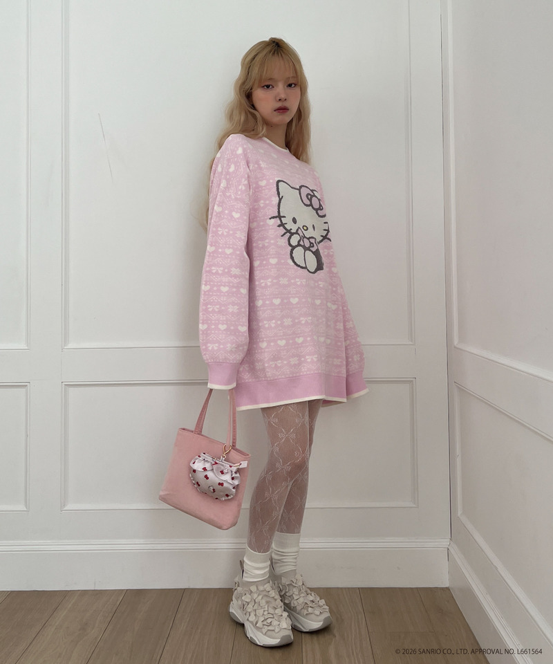 HELLO KITTY】BIG NORDIC KNIT｜MORE self LOVE モアセルフラブ 商品