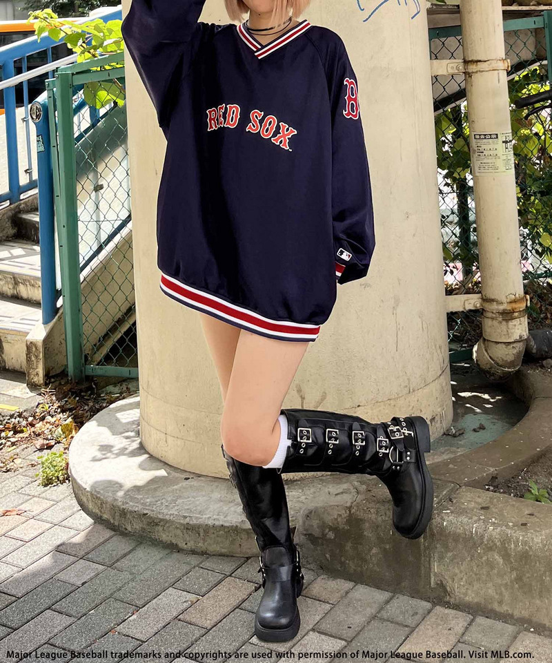 MLB】刺しゅうロゴナイロンプルオーバー｜BACK TO THE FIELD バック