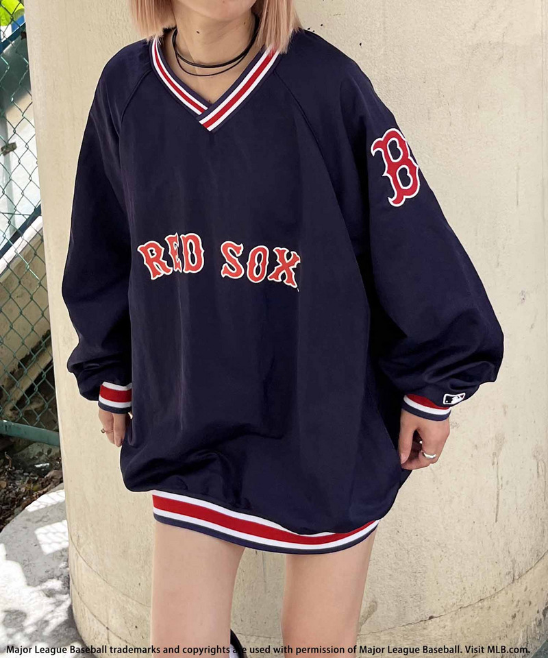 MLB】刺しゅうロゴナイロンプルオーバー｜BACK TO THE FIELD バック