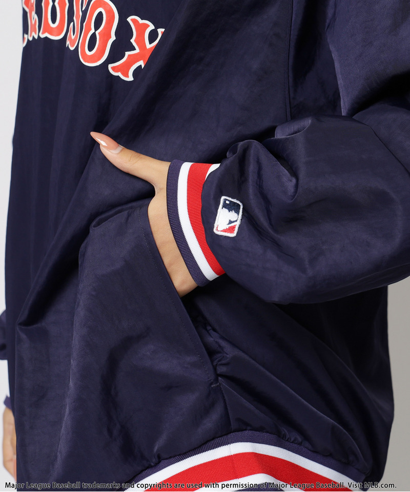 MLB】刺しゅうロゴナイロンプルオーバー｜BACK TO THE FIELD バック