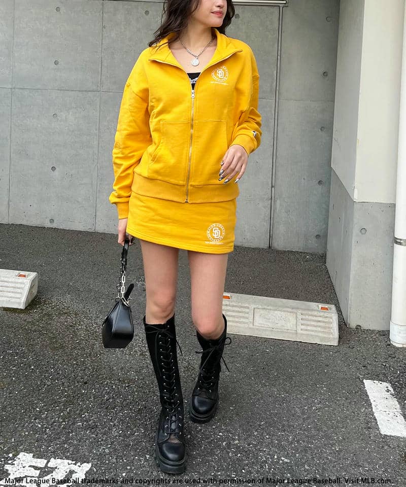 MLB】プリントロゴZIPパーカースカートセットアップ｜BACK TO THE