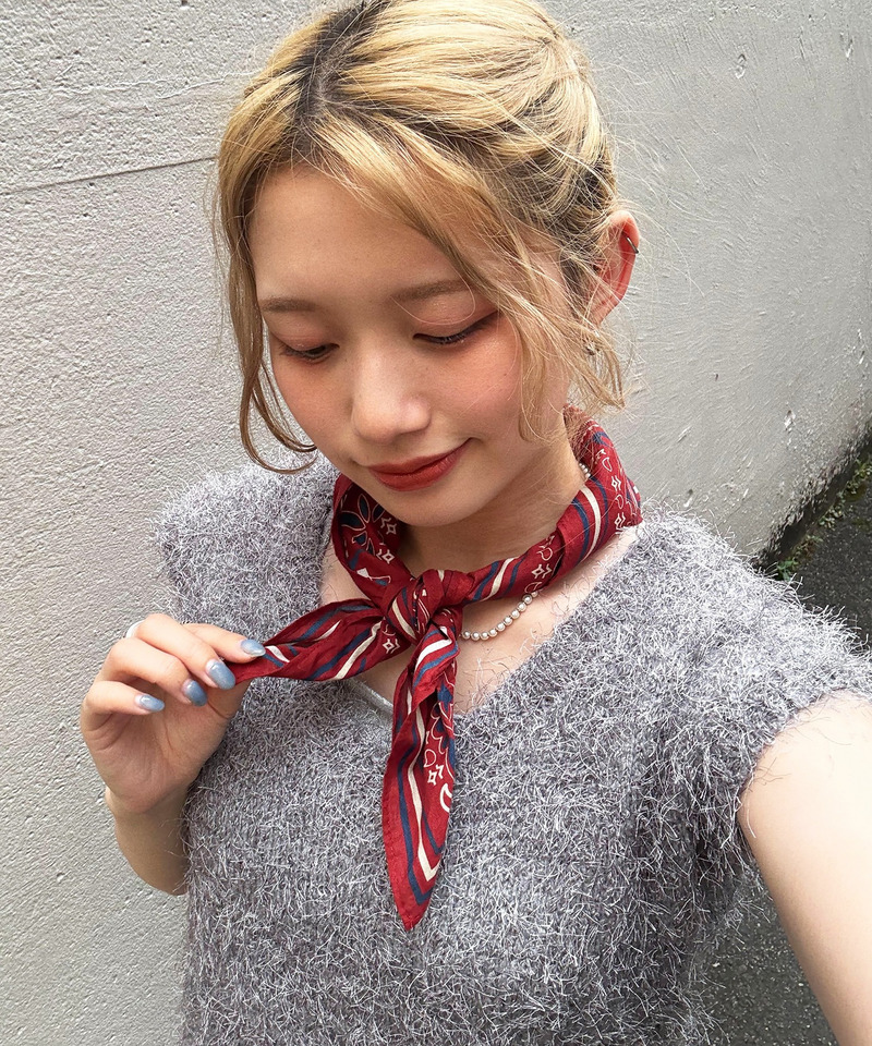 恐竜ペイズリー柄バンダナ｜DOUBLE NAME ダブルネーム 商品詳細