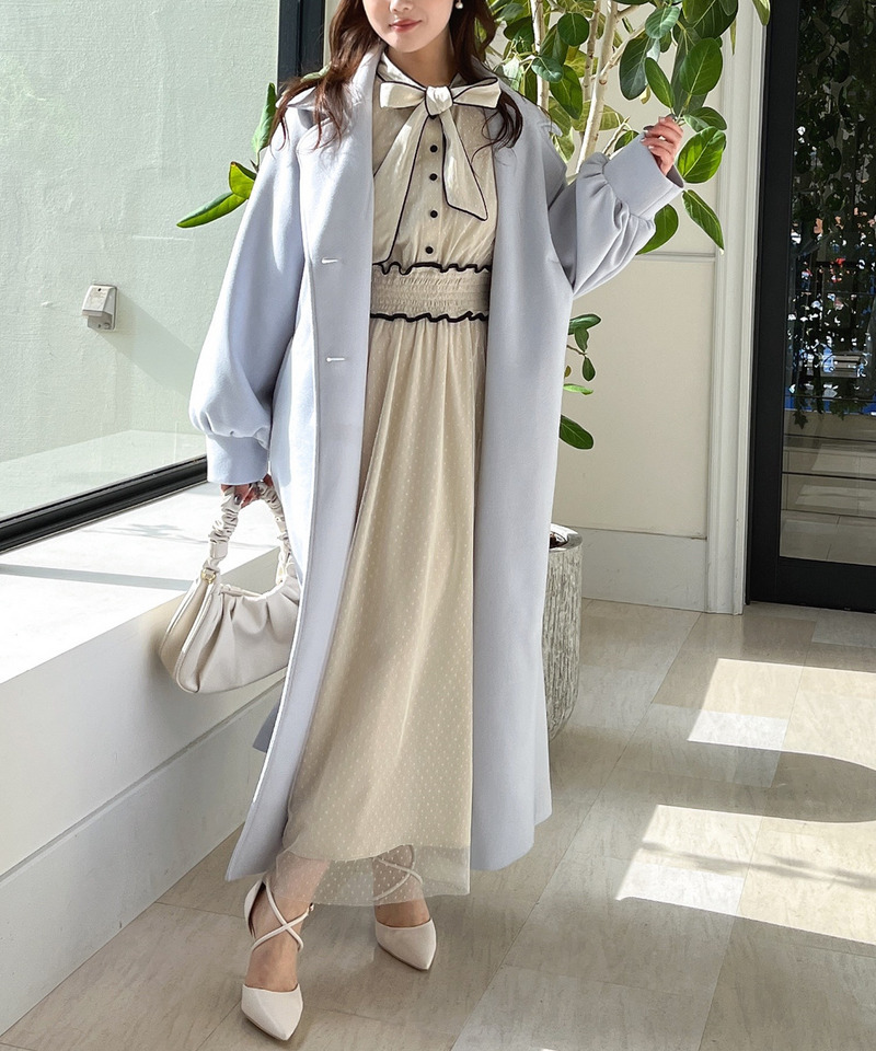 ボリュームスリーブロングコート｜MIIA ミーア 商品詳細｜ファッション