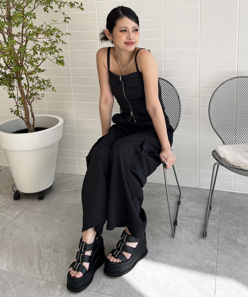 ダブルZIPキャミパンツセットアップ｜SPIRALGIRL スパイラルガール