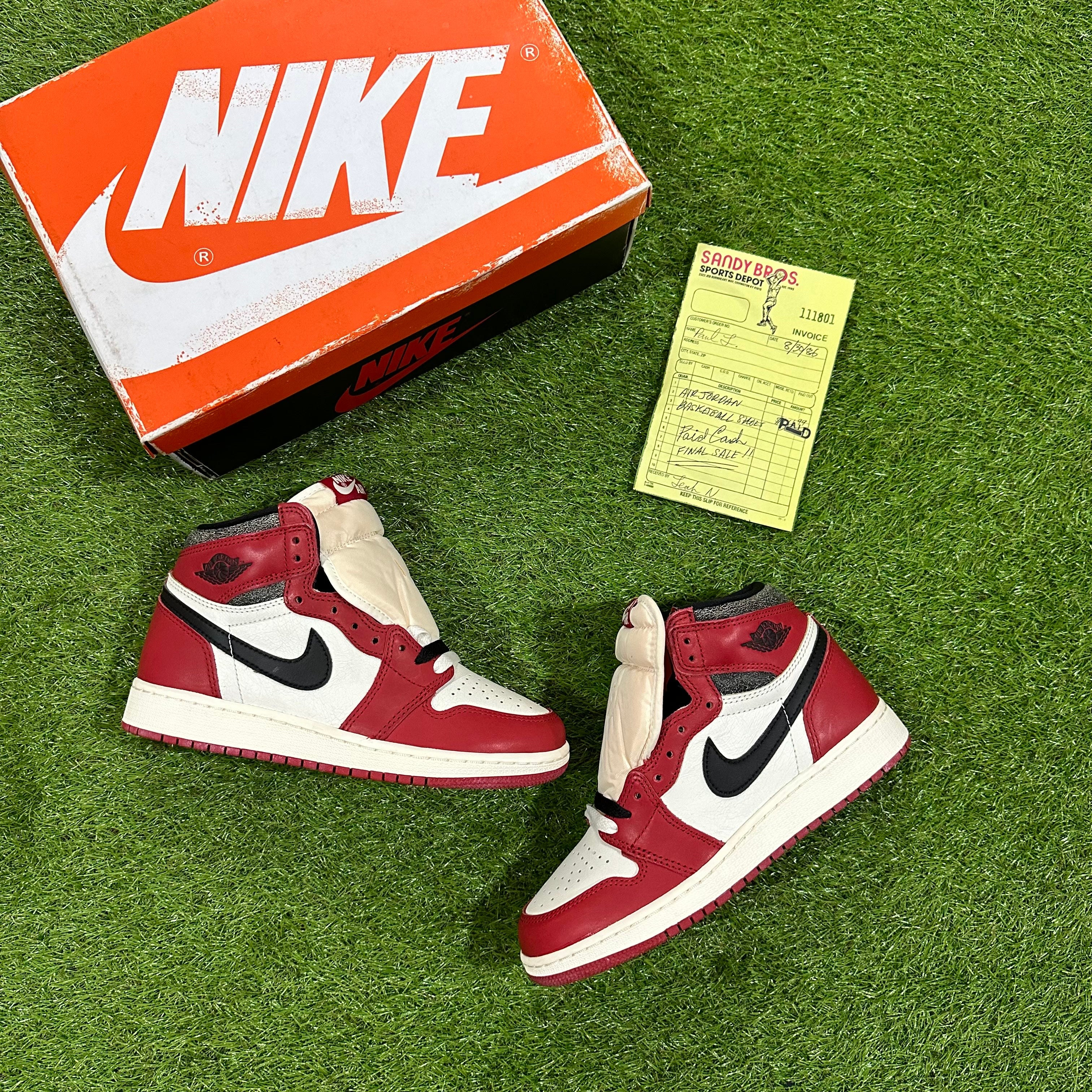 Jordan 1 Retro High OG Chicago Lost and Found (GS) – Roosters