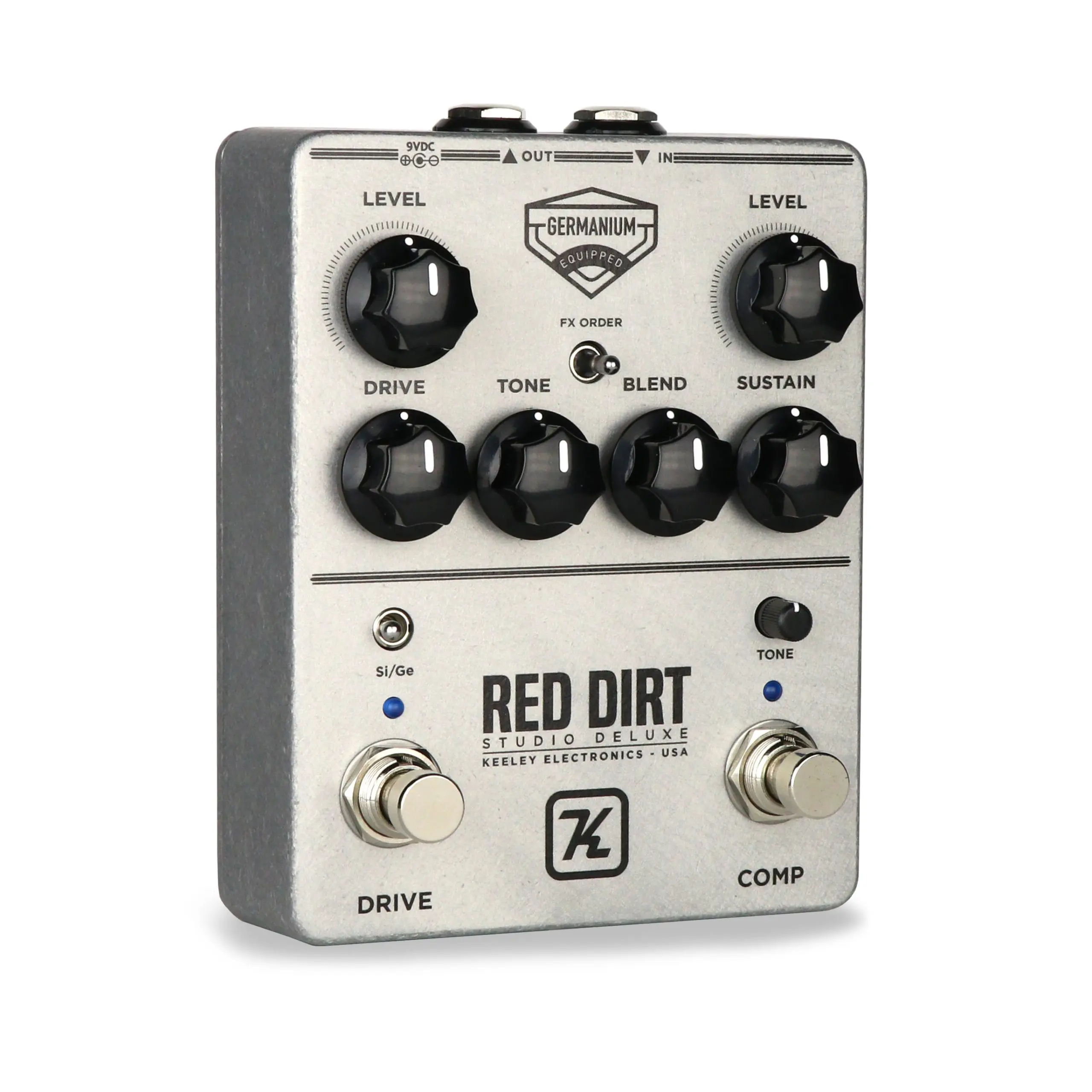 Keeley Red Dirt Studio Deluxe Compressor + Overdrive - Keeley