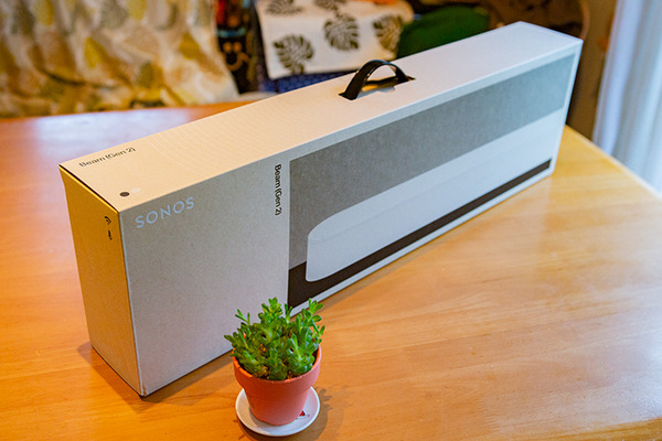 映画やライブ映像を高音質で楽しむサウンドバー「Sonos Beam (Gen 2