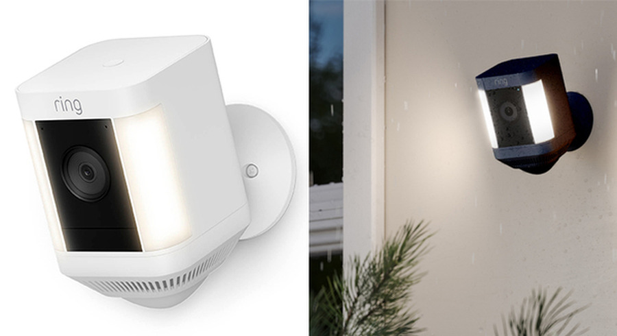 Amazon、屋外用センサーライト付きセキュリティカメラ「Spotlight Cam