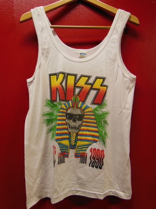 90S 米国製 ANVIL KISS HOT IN THE SHADE TOUR 1990 ビンテージ タンク