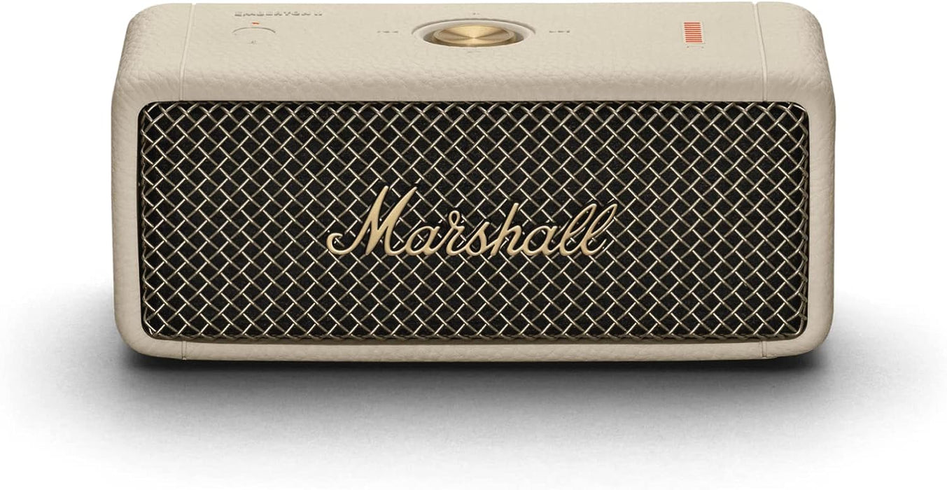 Marshall Emberton II Portable Bluetooth Speaker, Cream — Rock and