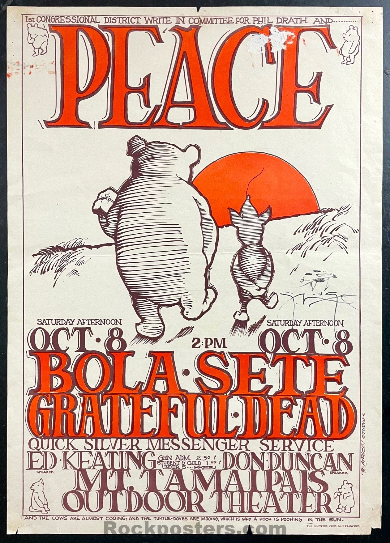 AUCTION - AOR 2.326 - Grateful Dead Bola Sete - Stanley Mouse