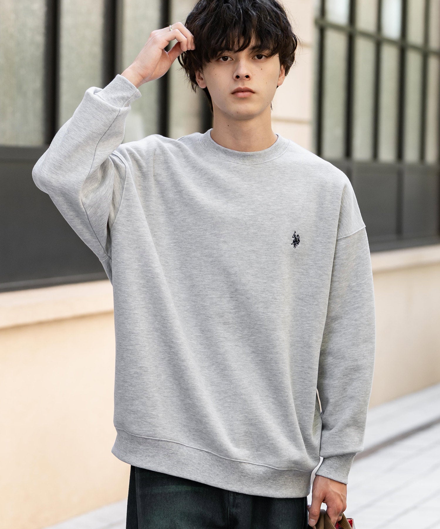 U.S. POLO ASSN. ユーエスポロアッスン オーバーサイズ裏起毛ワン