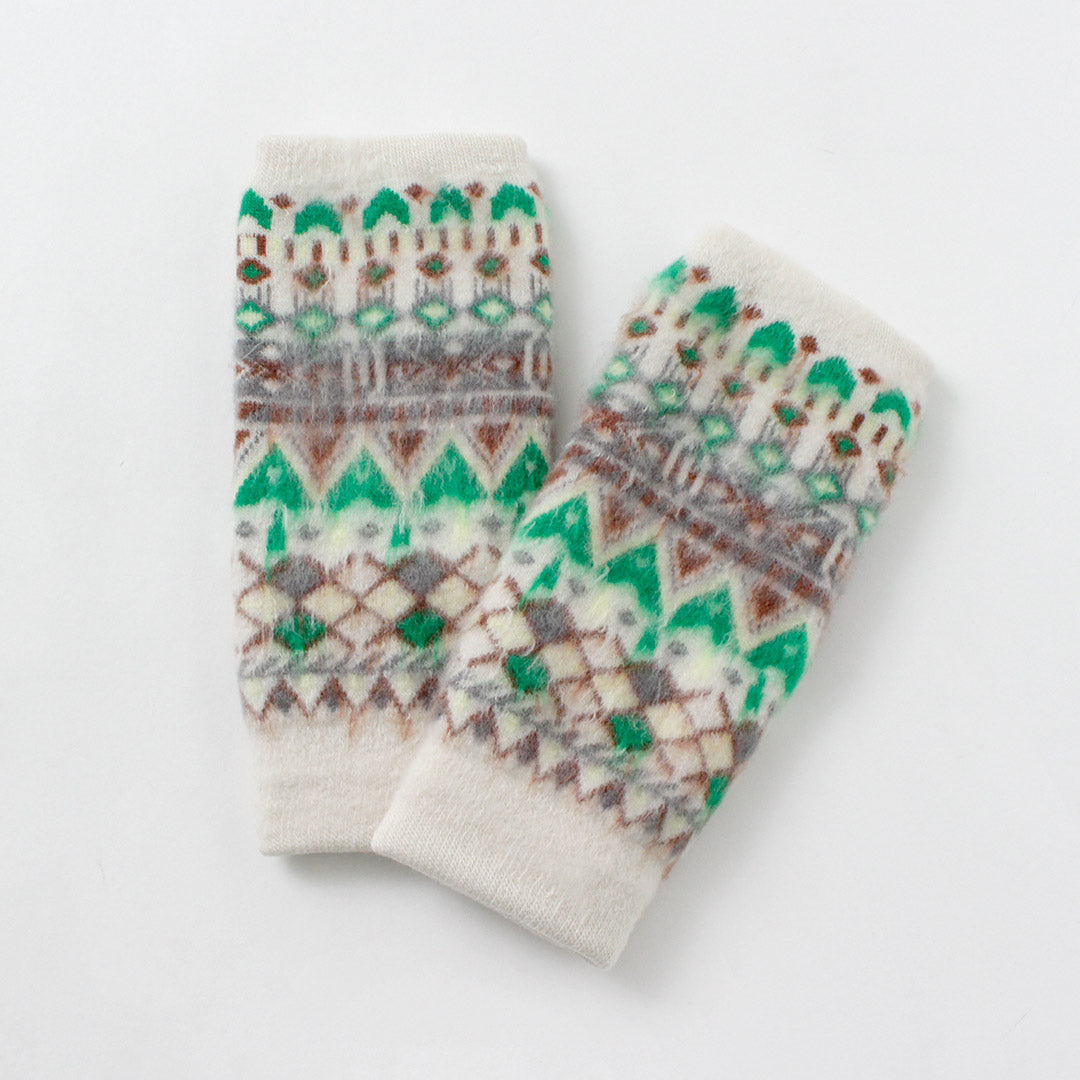 meri ja kuu（メリヤクー） フェアアイル レッグ＆アームカバー 編む