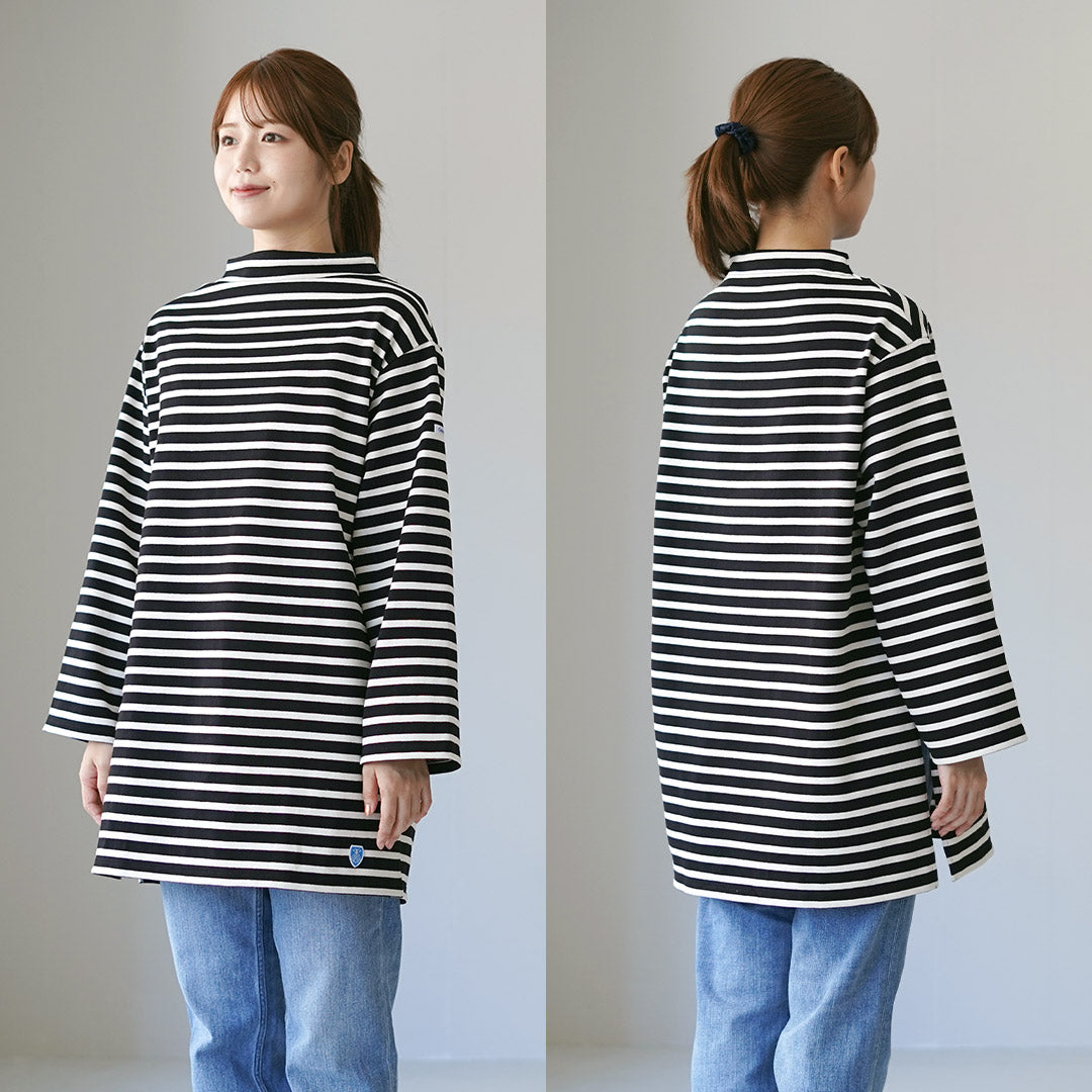 ORCIVAL（オーシバル） ＃B653 ボトルネック ロングスリーブ ドレス