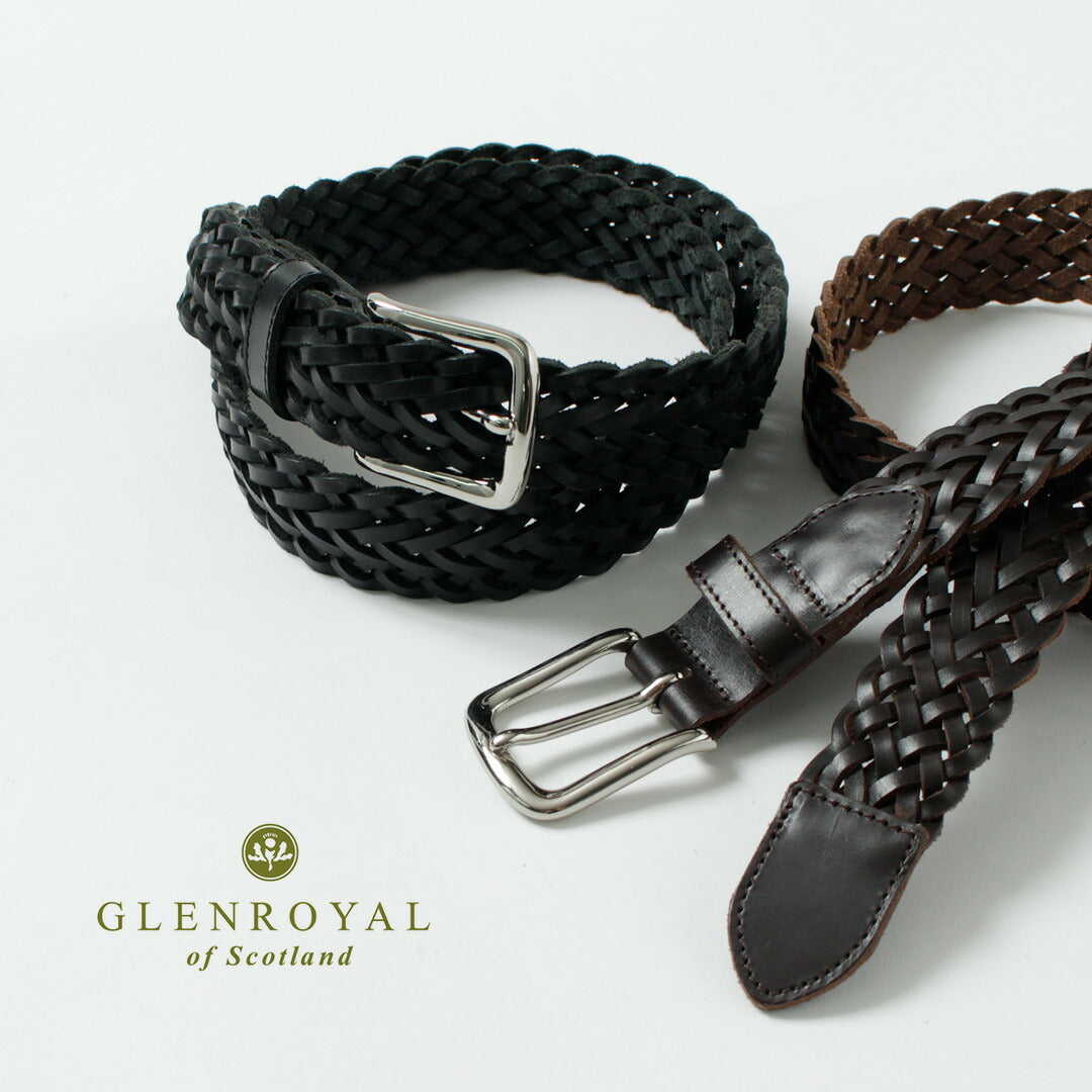 GLENROYAL（グレンロイヤル） ブライドルレザー メッシュベルト