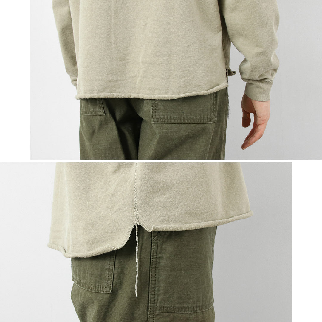 REMI RELIEF（レミレリーフ） SP加工スーピマ裏毛ラグランクルー