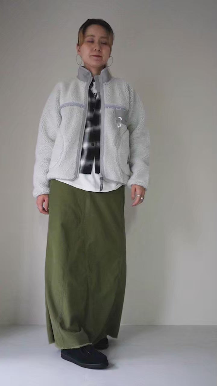 AND WANDER（アンドワンダー） グラミチ ジャガードテープ フリース