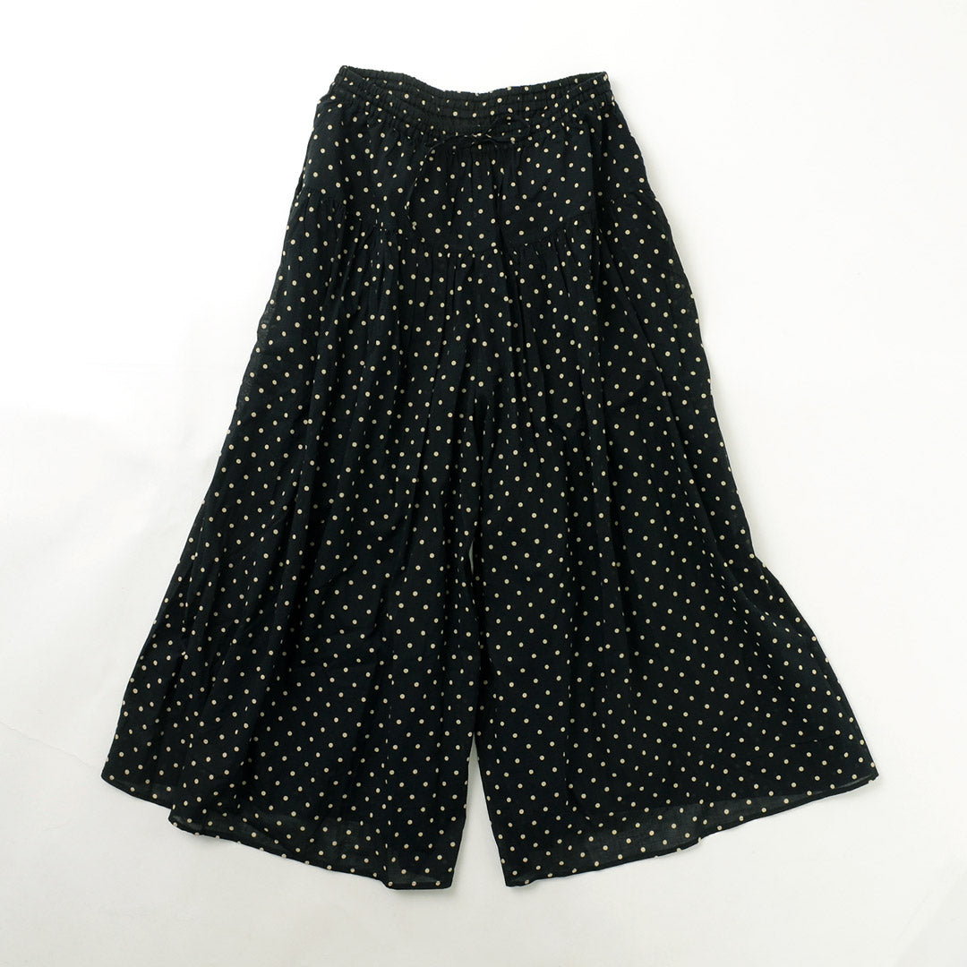 SOIL（ソイル） コットンボイル ドットプリント キュロット｜ROCOCO