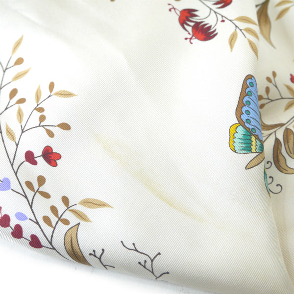OLD Gucci ボタニカル柄シルクスカーフ(黄色) – Vintage Shop Rococo