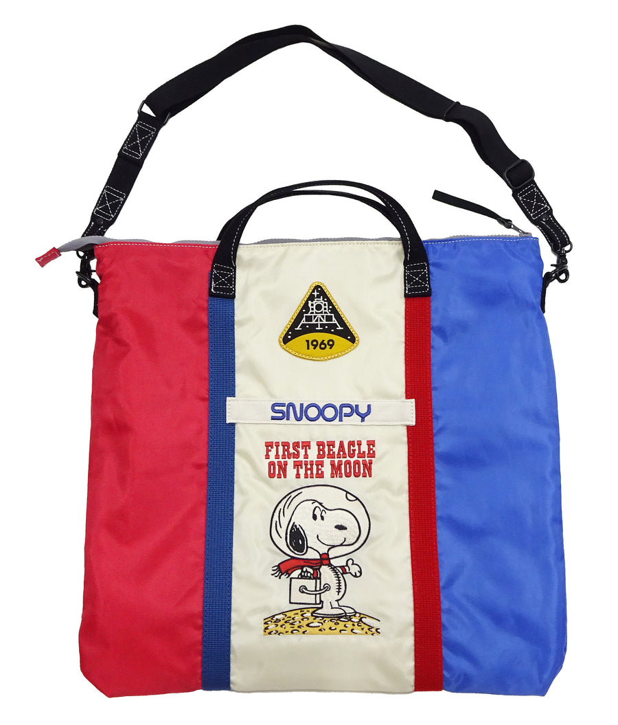 TOYS McCOY Bag Men's Casual Astronaut Snoopy Nylon Shoulder Bag