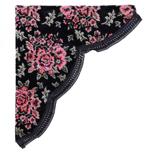 金華山 三角型サイドカーテン マドンナ Lサイズ / トラック用品貨物堂