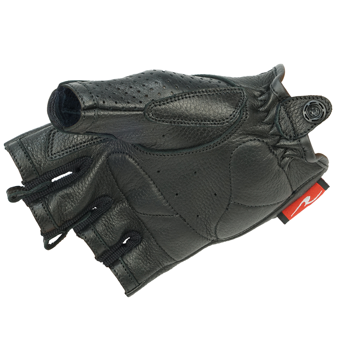 RR8361 パンチングレザーハーフフィンガーグローブDS | ラフ＆ロード
