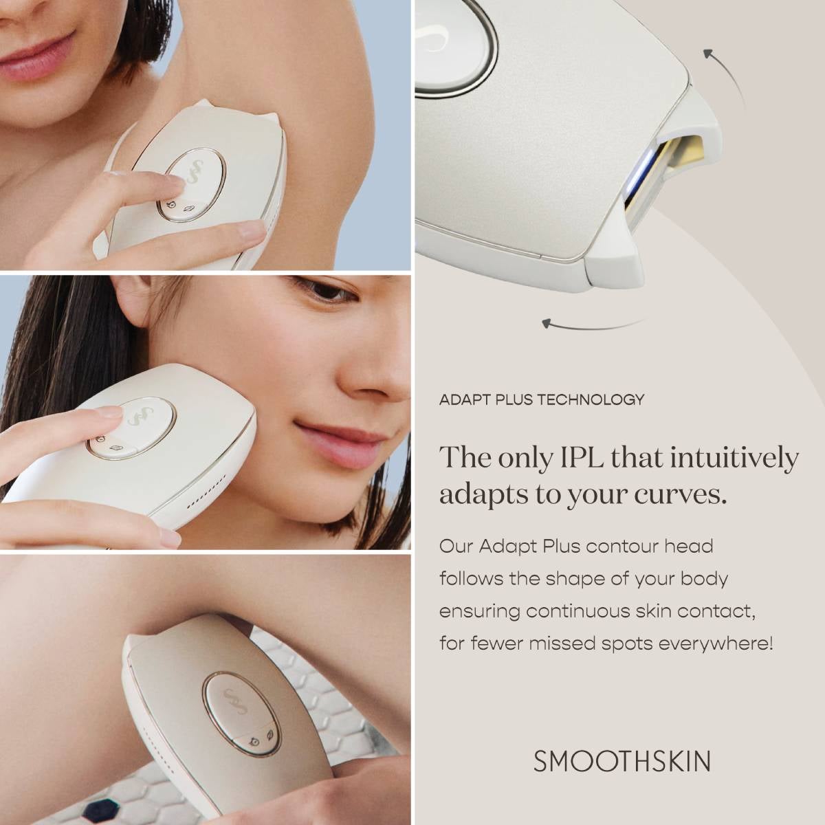 SmoothSkin Pure Adapt IPL Hair Removal Device Champagne | ROX Beauty