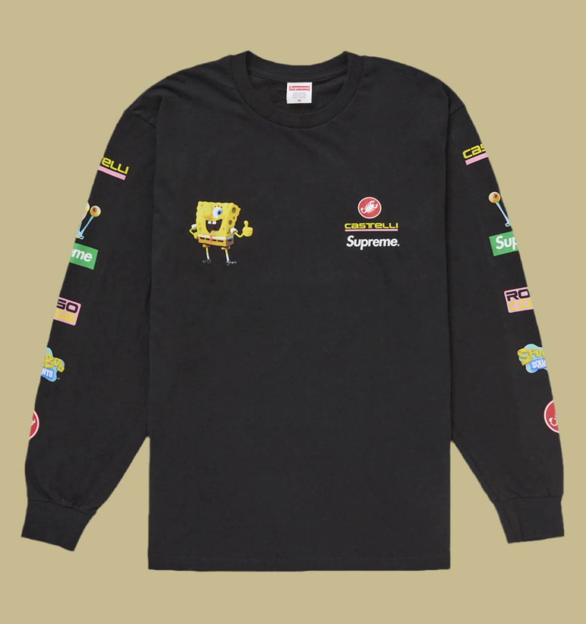 Supreme SpongeBob/Castelli Racing L/S Tee – RL Vault