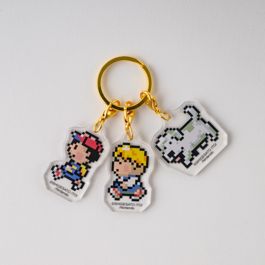 3連アクリルキーホルダー（ネスとポーキーとチビ） - ほぼ日MOTHER