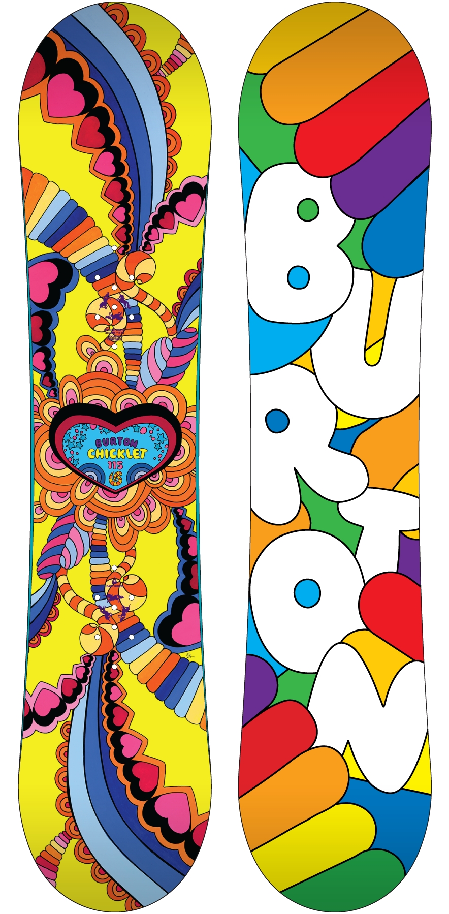 snowboard Burton Chicklet 115 Kid's - No Color - Snowboard shop