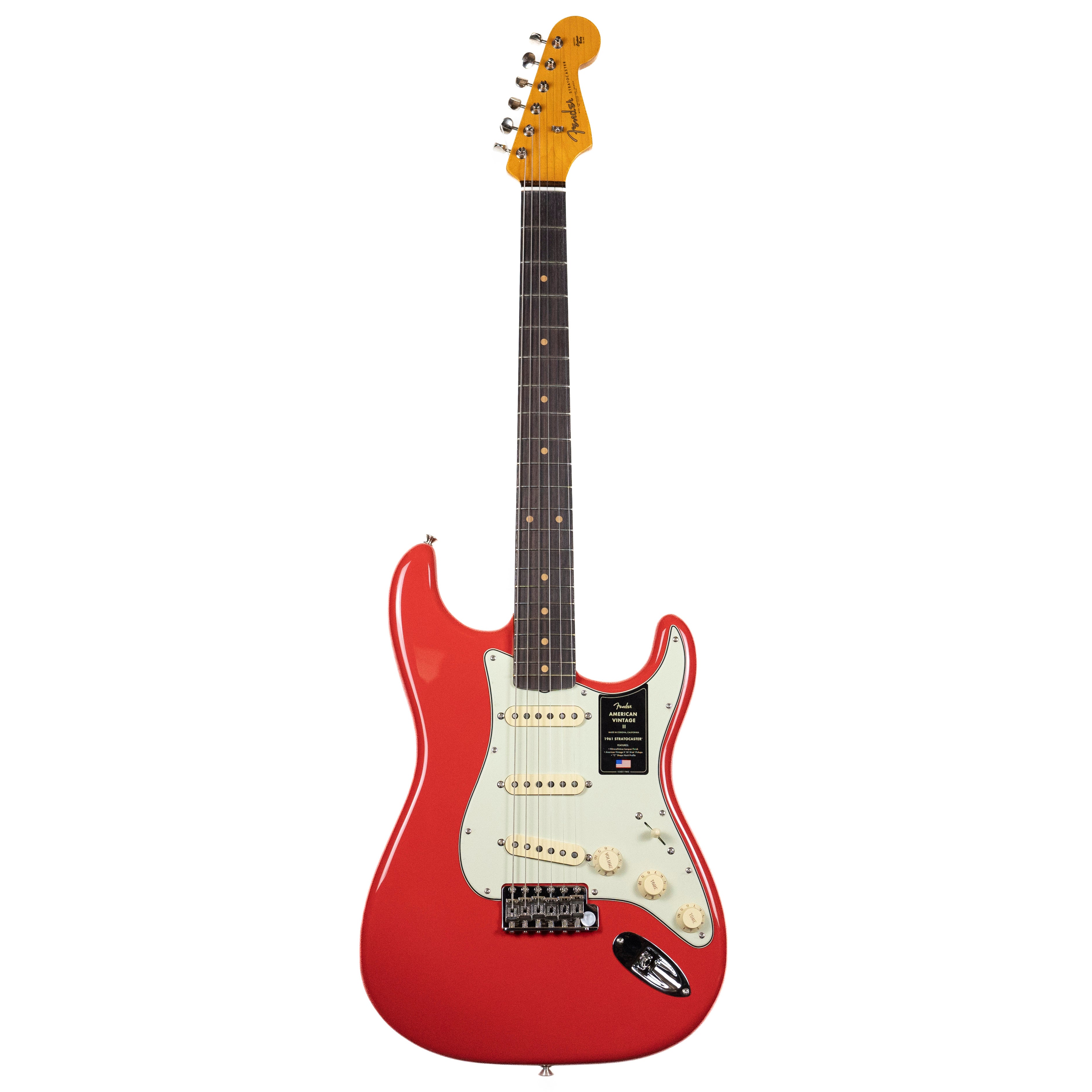 Fender American Vintage II 1961 Stratocaster Fiesta Red — Rudy's Music