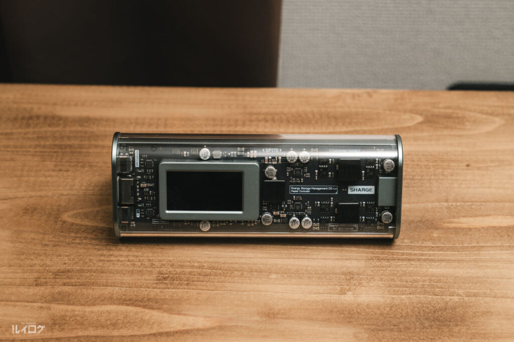 SHARGE Shargeek 170 モバイルバッテリー レビュー。スケルトン