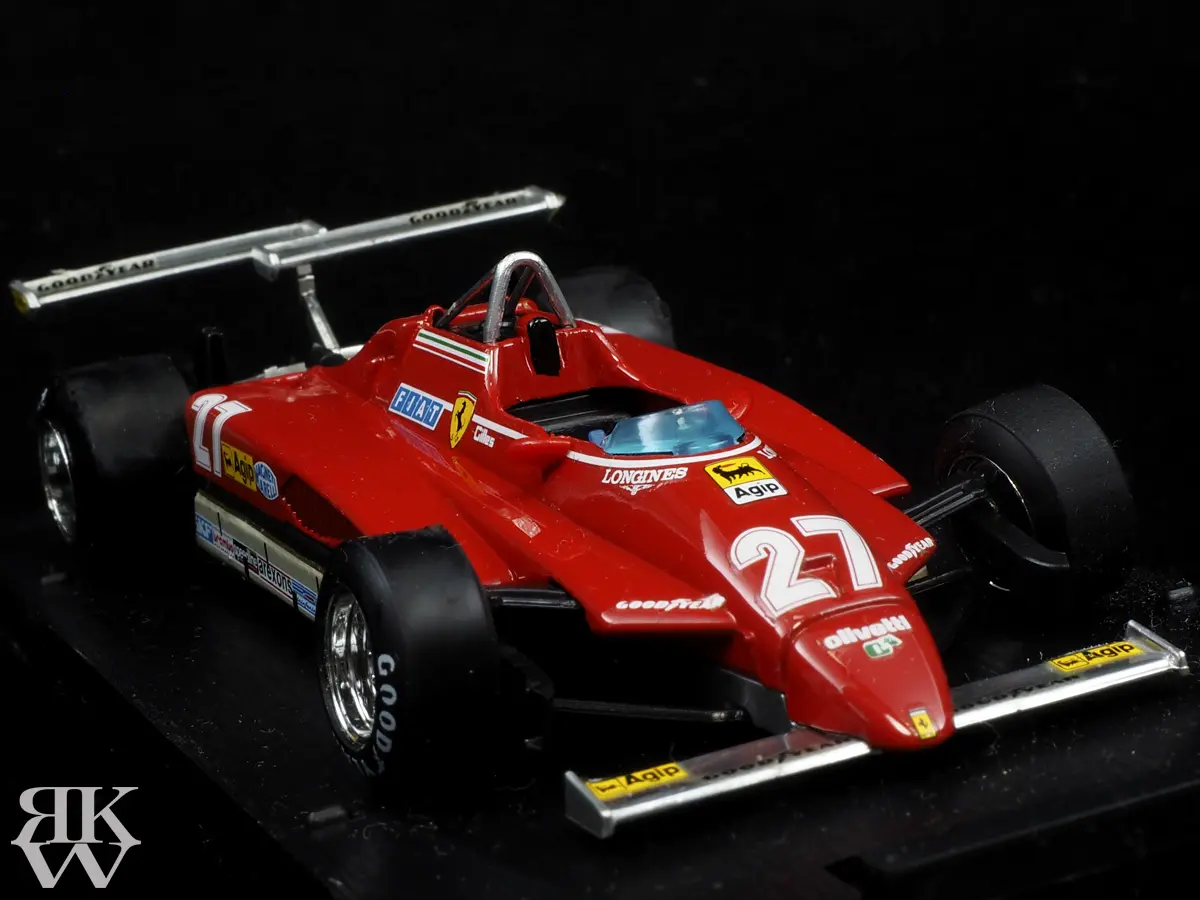 ブルム 1/43 フェラーリ 126C2 ジル.ヴィルヌーブ ロングビーチG.P.