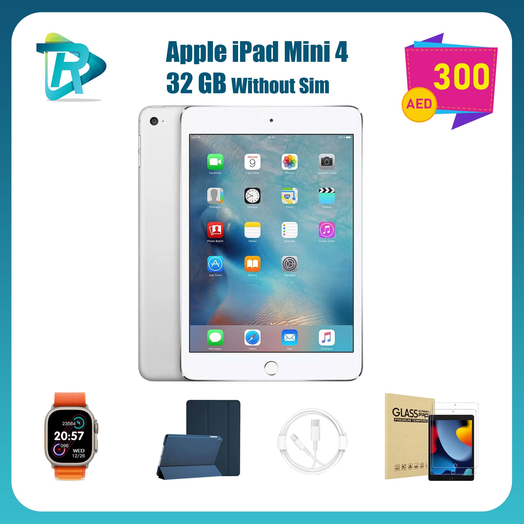 Apple iPad Mini 4 (Wi-Fi + SIM) – Compact Power with Touch ID