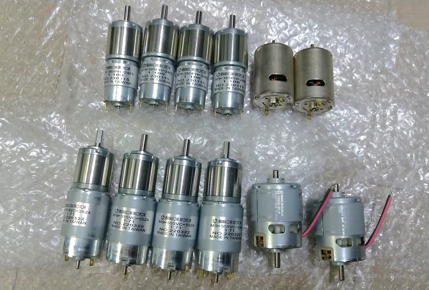 マブチモーター株式会社様よりモーターをご支援いただきました – R.U.R