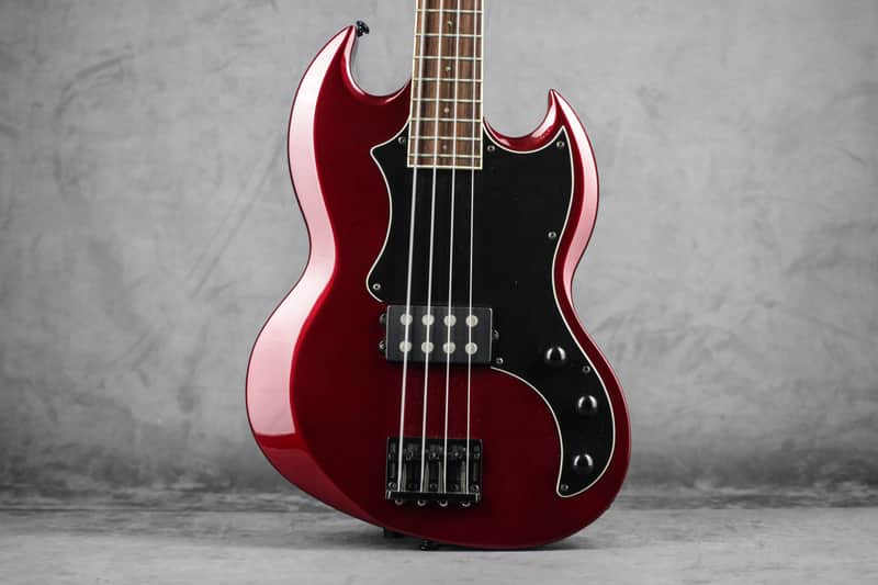 Grass Roots Viper SG Bass by ESP 2012 wine red | Reverb