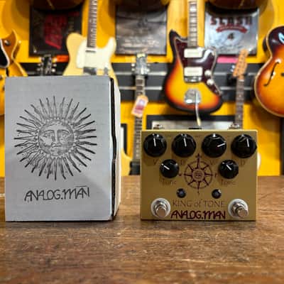 Analogman King of Tone V4 with Red Side High Gain Option | Reverb