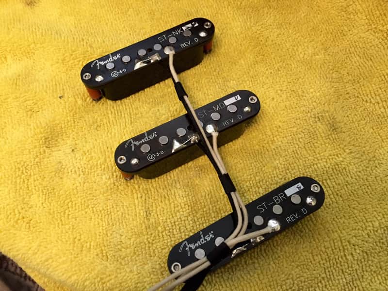 Fender SCN Samarium Cobalt Noiseless Pickups | Black | Reverb