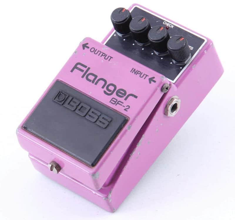 Boss BF-2 Flanger 1980-1984 (Black Label) Made In Japan | Reverb