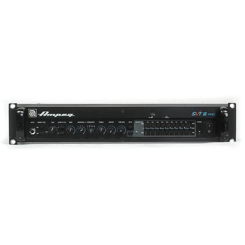 Ampeg SVT III Pro 450-Watt Hybrid Rackmount Bass Amp Head | Reverb