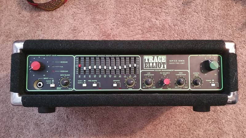 Trace Elliot GP-12 SMX 1989 Black/Green | Reverb