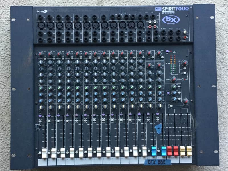 Soundcraft Spirit Folio SX 20-channel mixer (1996) | Reverb