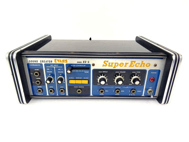 EVANS Super Echo ES-5 Vintage Analog Tape Delay Effect Unit | Reverb