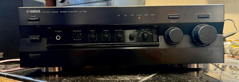 Yamaha AX-596 Natural Sound Stereo Integrated Amplifier- Tested