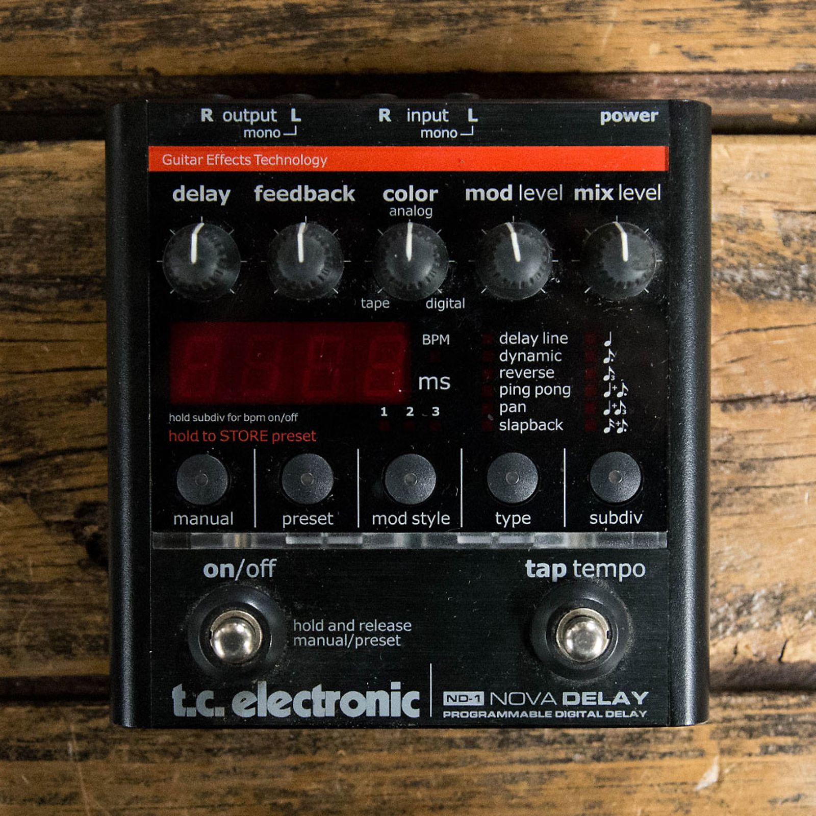 TC Electronic ND-1 Nova Delay | Reverb Canada