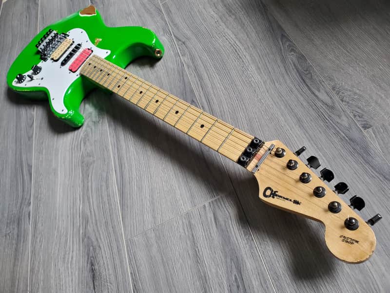 Charvel Masterbuilt Steve Vai Green Meanie | Reverb