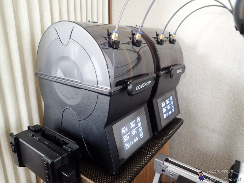 Bambu Lab A1 mini … フィラメントドライヤー増設（COMGROW SH02）と
