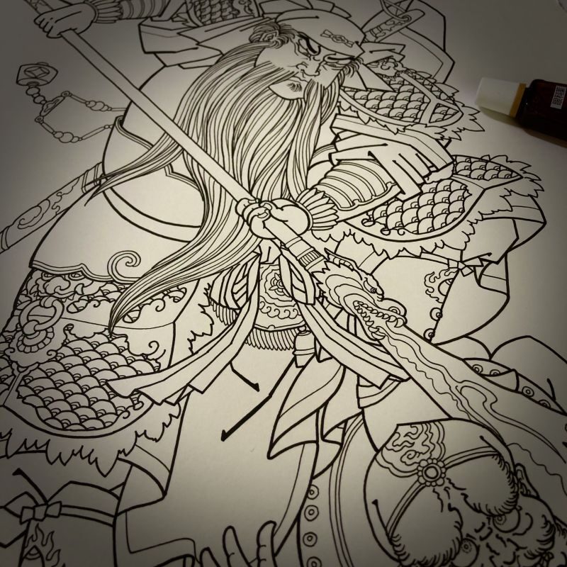 刺青図柄の意味 関羽雲長 | 磨斧作針 龍元洞雑記帳